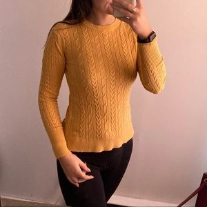 Mustard colored sweater